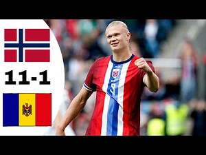 Norway 11-1 Moldova Highlights | FIFA World Cup 2026 Qualifier