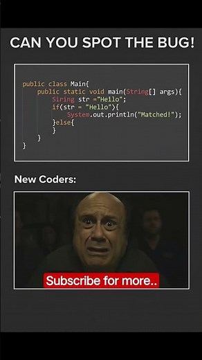 🔥 Can You Spot the Bug in This Java Code? 🤯 | Programming Memes #shorts #youtubeshorts