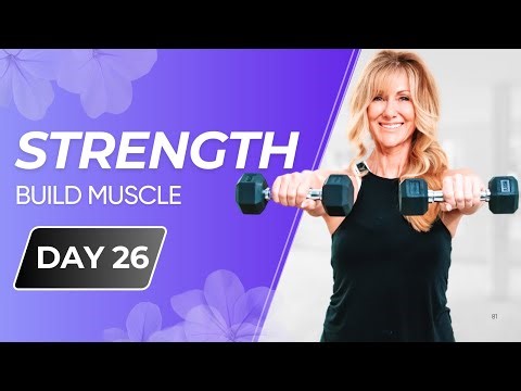 Full Body Strength Workout for Women 50+ | Build Muscle & Brain Power! (Day 26) New Year Challenge