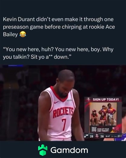 KD acting like an UNC 😂😂 | Hoops Central