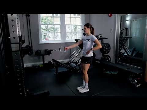 Cable Low Row With Opposite Knee Drive