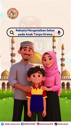 Sahur pertama anak sering jadi drama? 😅 Tenang Ayah Bunda, ada caranya supaya anak semangat bangun sahur tanpa paksaan. Yuk intip rahasianya di video ini! 🌙✨