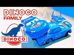 Dinoco King Race Chick Hicks Dinoco Family Dinoco Cars McQueen Friends Dinoco 43