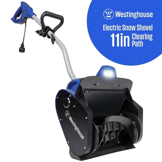 Check The Home Depot's Q&A Before Buying: Westinghouse 11-in. 120-Volt Electric Corded Snow Shovel with LED Light