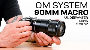 The new OM System 90mm Macro Lens provides a new, greater focal length to use on Micro Four Thirds cameras. What does this mean for underwater photographers, and what makes it cool? Watch our video to see why this might be the most exciting new underwater macro lens! Learn more and order your lens here: https://www.backscatter.com/reviews/post/Olympus-OM-System-90mm-Macro-Lens-Underwater-Review | Backscatter Underwater Video & Photo