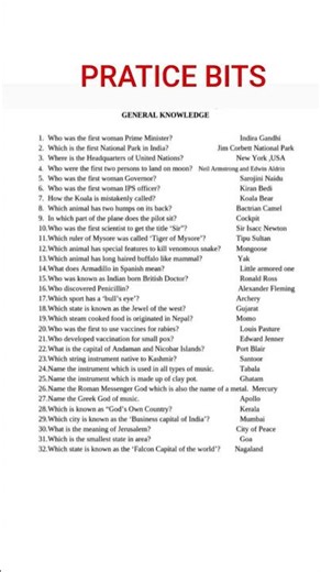 #Competative PRATICE BITS..