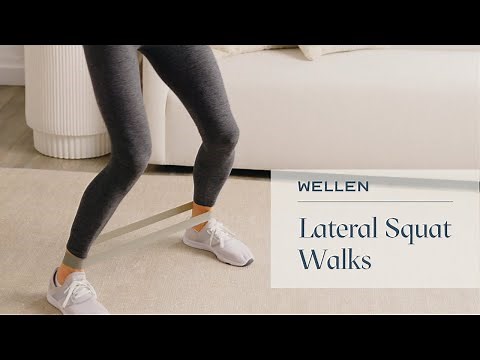 How To Do Lateral Squat Walks - Strength Exercises - Wellen