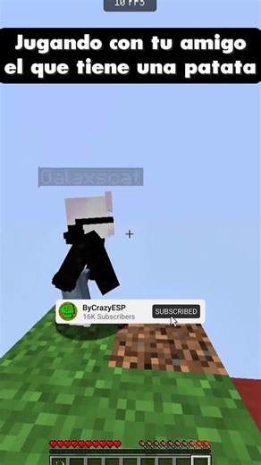 PC PATATA 💻 #minecraft #meme