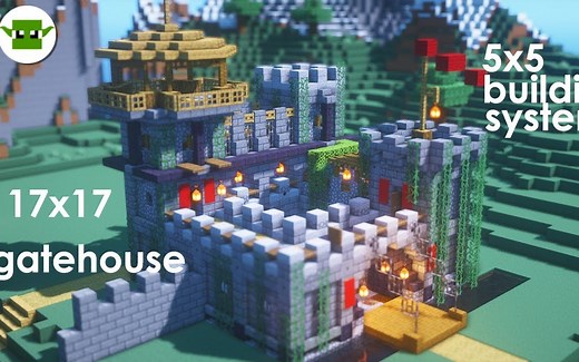 【建筑教程】带你造一个小型守卫城堡！