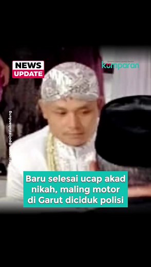 Maling motor di Kabupaten Bandung, Jawa Barat, berinisial H (24) ditangkap polisi pada Sabtu (16/5). H ditangkap sesaat setelah mengucapkan ijab kabul saat akad nikah di daerah Garut. Kapolsek Ibun, Iptu Deny Fourtjahjanto, mengatakan peristiwa pencurian terjadi pada Kamis (14/5) pukul 03.30 WIB. Sepeda motor tersebut milik korban, R (46), warga Kabupaten Bandung. Korban lalu melapor ke Polsek Ibun pada Kamis (14/5). Kemudian, polisi melakukan penyelidikan berdasarkan keterangan saksi dan rekama