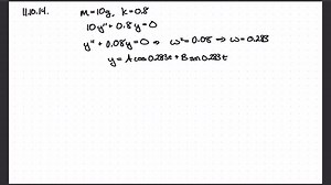 Problem 2)Consider a mass-=  spring system as shown in Fig: 1. A mass M is connected to a spring: The spring stiffness k depends on time t ask(t) =ta) Write a differential equation for the above system when no external force applied. Comment on this equation b) Explain how to solve this ODE in detail.AKat1Fig: 1. Mass Spring System