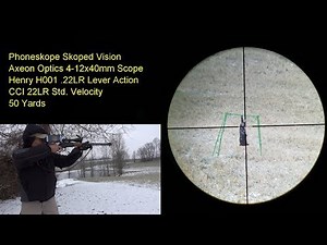 1st Look at The Axeon Optics 4-12x40mm Scope Henry 22 Rifle