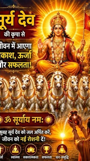 ☀️Chant Om Suryaya Namaha 108 Times #viral #trending #devotion #shorts #suryadev #devotionalsong ...