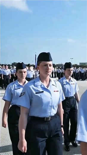 Airmen and Guardians Reunite with Loved Ones After Basic Military Training#womenpilot #pilot #usaf