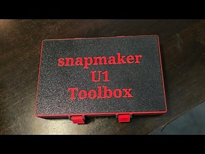 LIVE 3D Printing SnapMaker U1 Toolbox Using Snapmaker U1