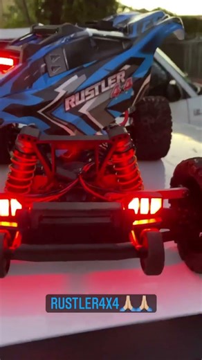 Traxxas Rustler 4x4: Red Light Kit 🔥Miami Vibes