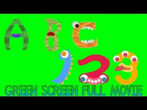 Endless Letters and Numbers Green Screen FULL MOVIE #roadto100kviews