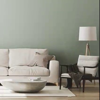 Embrace the subtle hue of Evergreen Fog (SW 9130), Sherwin-Williams' color of the year, with help from the experts at Five Star Painting. #Painting #LivingRoomPaintColors #InteriorDesign #ColorInspo #HomeInspo #SWColorLove | Five Star Painting