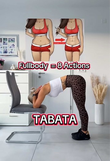 Chair Tabata Workout — Full Body Low-Impact 20s/10s Routine