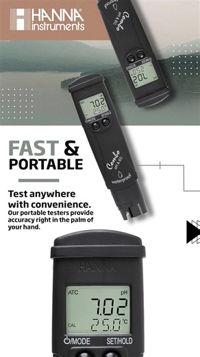 🎃 No tricks, just scary accurate results. Hanna’s waterproof pH and Conductivity Testers are built to perform wherever you work. ✔️ Field-tough ✔️ Easy two-button operation ✔️ Fast, precise, digital results Learn more: https://hubs.ly/Q03QXt0G0 | Hanna Instruments USA