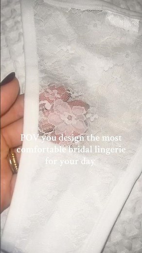 The most comfortable and pretty bridal lingerie 🤍