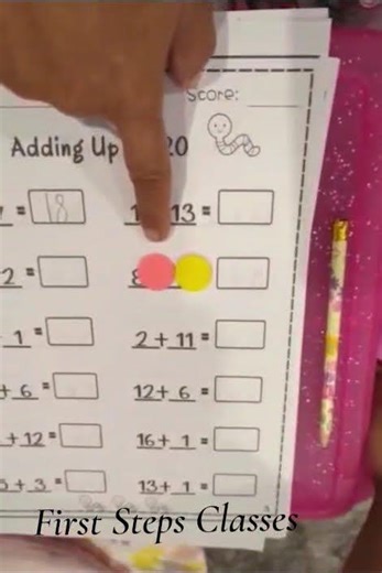 Learning to Add by counting on #education #basic #learning #school