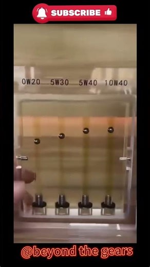 Which Motor Oil is THICKEST? 🤯 (Viscosity Test) #engineoil #engineeringexplained #cars