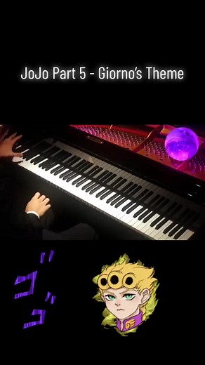 Giorno’s Theme Piano Performance - Golden Wind | JoJo Part 5
