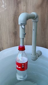 DIY automatic water stopper using a bottle! | Genius Inventions