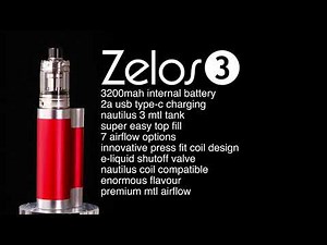 The Aspire Zelos 3 MTL Starter Kit... COMING SOON!
