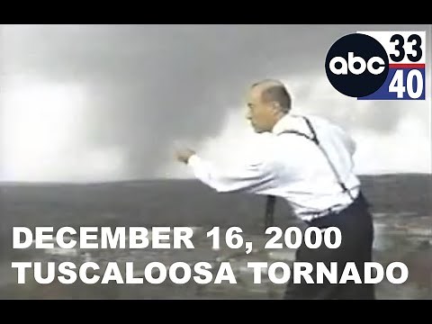 December 16, 2000 Tuscaloosa Tornado LIVE Coverage with James Spann