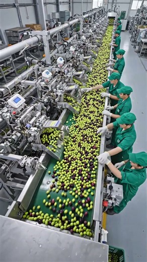 Olive Oil Making Process | From Fresh Olives to Pure Olive Oil | Factory Production #factorytour