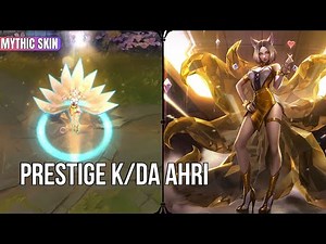 Prestige K/DA Ahri Skin Spotlight | Mythic Ahri Skin | League of Legends