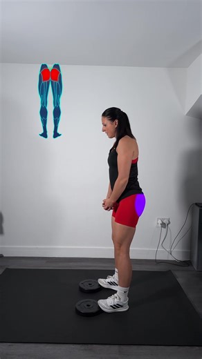 👣 Toes Up or Heels Up? Here’s the Squat Trick You Need 💪 Did you know your foot position changes which muscles you work? ✅ Toes up → more glutes ✅ Heels up → more quads Small change, big results 🔥 Try both and feel the difference! #fblifestyle | Go with JO Fitness