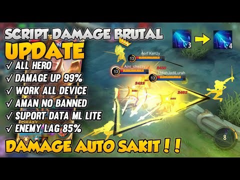 UPDATE SCRIPT DAMAGE VIP 1HIT ‼️ TERBARU WORK ALL HERO ‼️ BURUAN COBAIN