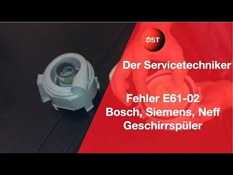 Fehler E61-02 E6102 Bosch, Siemens, Neff Geschirrspüler
