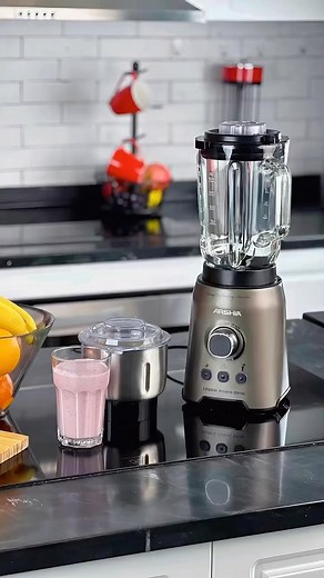 On that note! Do you need an extra lift during the blending process in the kitchen? Arshia 2 in 1 Blender with Coffee Grinder compliments your choices of drink preparation. The blades are made of stainless steel to smoothen your refreshments. The state-of-the-art design appliance functions. Be it fruit juices, coffee, milk tea, or milkshakes, Arshia 2 in 1 Blender with Coffee Grinder is the best choice for you. – Powerful 1200Watts motor – Unique 5 Variable Speed for controlling the blending pro