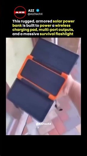 This Armored Solar Power Bank is the Ultimate Survival Gadget