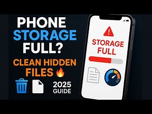 Phone Storage Full? Clean Hidden Files Safely (2025 Guide)