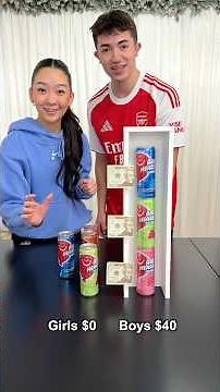 Four Box Money Match Challenge! Girls vs Boys