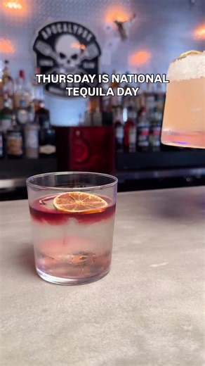 2.1K views · 14 reactions | National Tequila Day is tomorrow! $10 margs and $15 midnight crimson all day! We are also open an extra hour tomorrow only! Cheers  | Apocalypse_BBQ | Facebook
