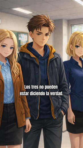 Tres Estudiantes, Una Mentira #Adivinazas #acertijos #preguntas #anime