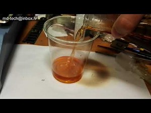 Preparation of iodine from lugols solution.