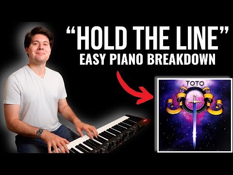 How to Play "Hold The Line" by Toto | Piano Tutorial and Breakdown