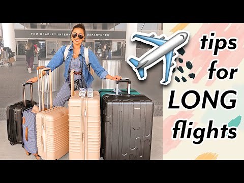HOW TO SURVIVE A LONG FLIGHT // 17 Tips for Long Flights ♡