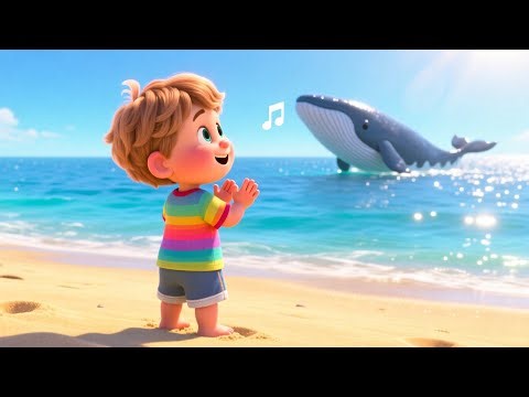 Whale Song in the Ocean 🐋🌊 | Learn Animals and Sounds for Kids | Fun Preschool Video
