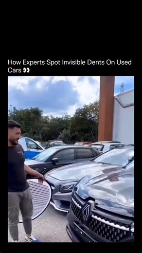 Business | Entrepreneur | Community | AI & Tech | | Some dents aren’t visible to the human eye. 👁️ That’s why professionals use reflection boards, the parallel lines reveal every tiny... | Instagram