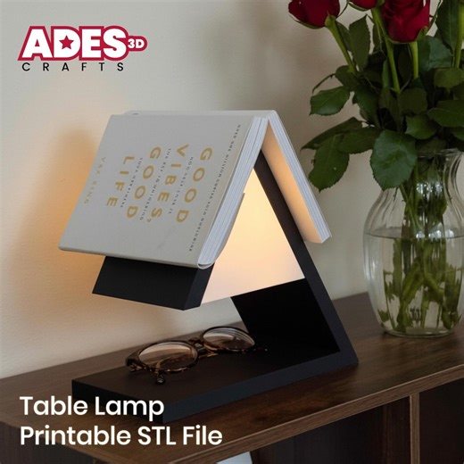 Tabel Bedside Lamp, Best Selling Items 3D Print - Modern Lamp STL, DIY Light, Digital Download, Desk Decor - Etsy