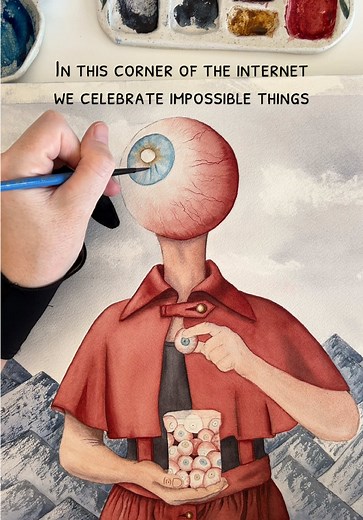 Explore Surreal Art: Watercolour Fantasy Creations