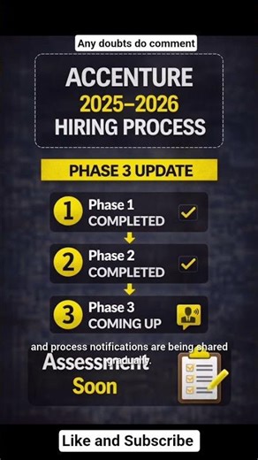 Accenture Hiring Process Update 2025–2026 | Phase 3 & Assessment Update 🔥